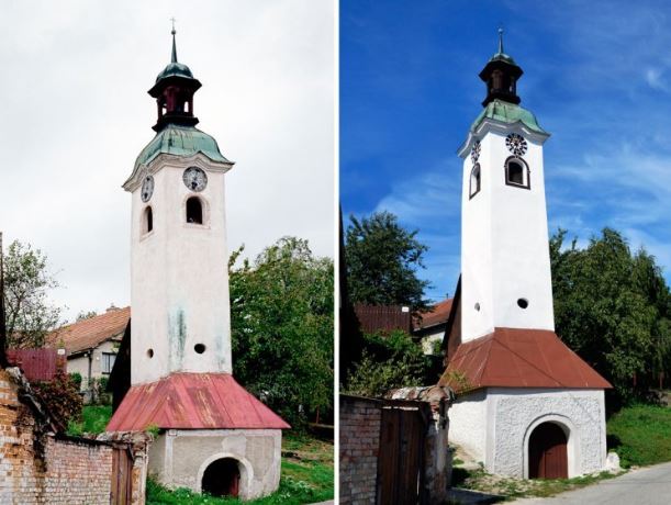 hodiny v sobotisti | Maľba