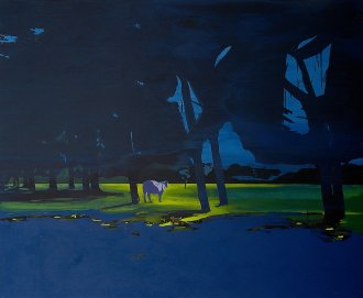Cow in the park