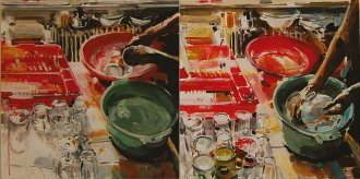 „...umy (!)...umýva...“ (diptych)