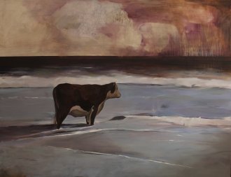 I don't know what this cow is going through but I can relate