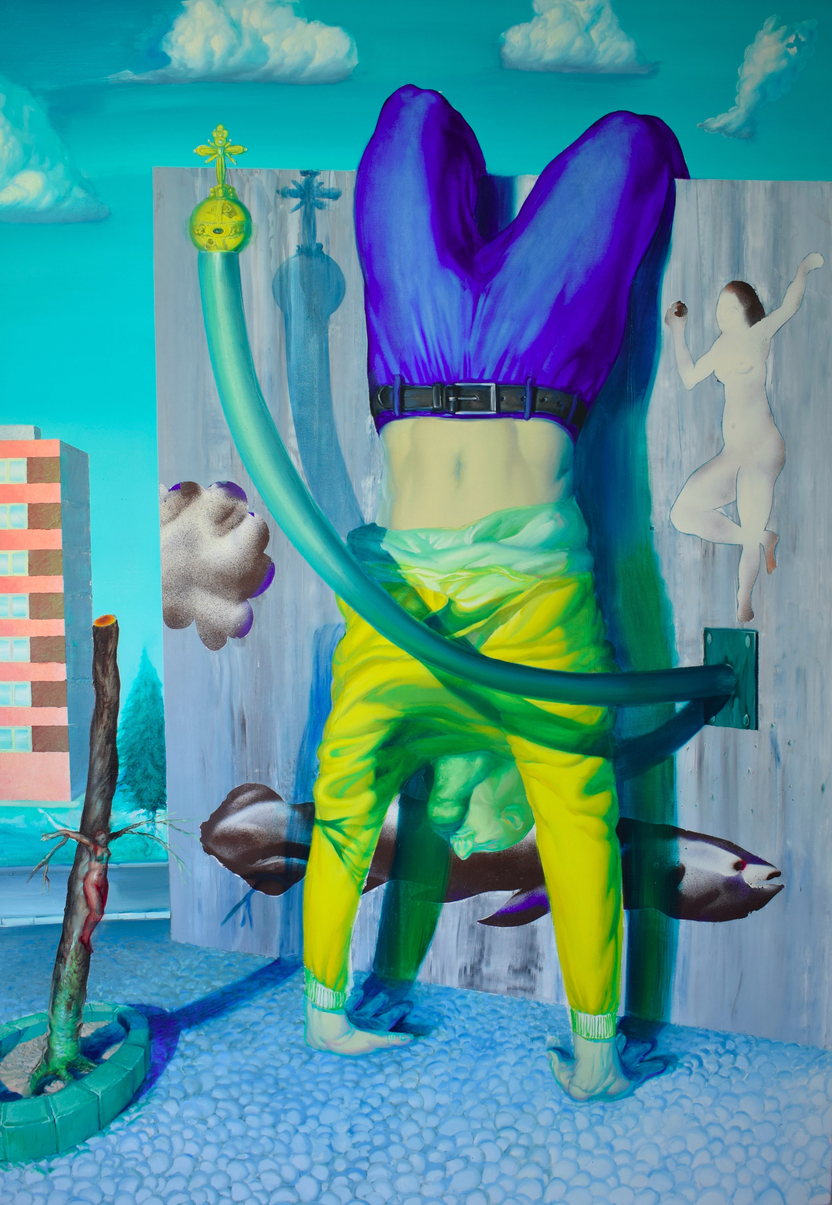 Samuel Kollárik - We were born upside down/Narodili sme sa dole hlavou | Maľba