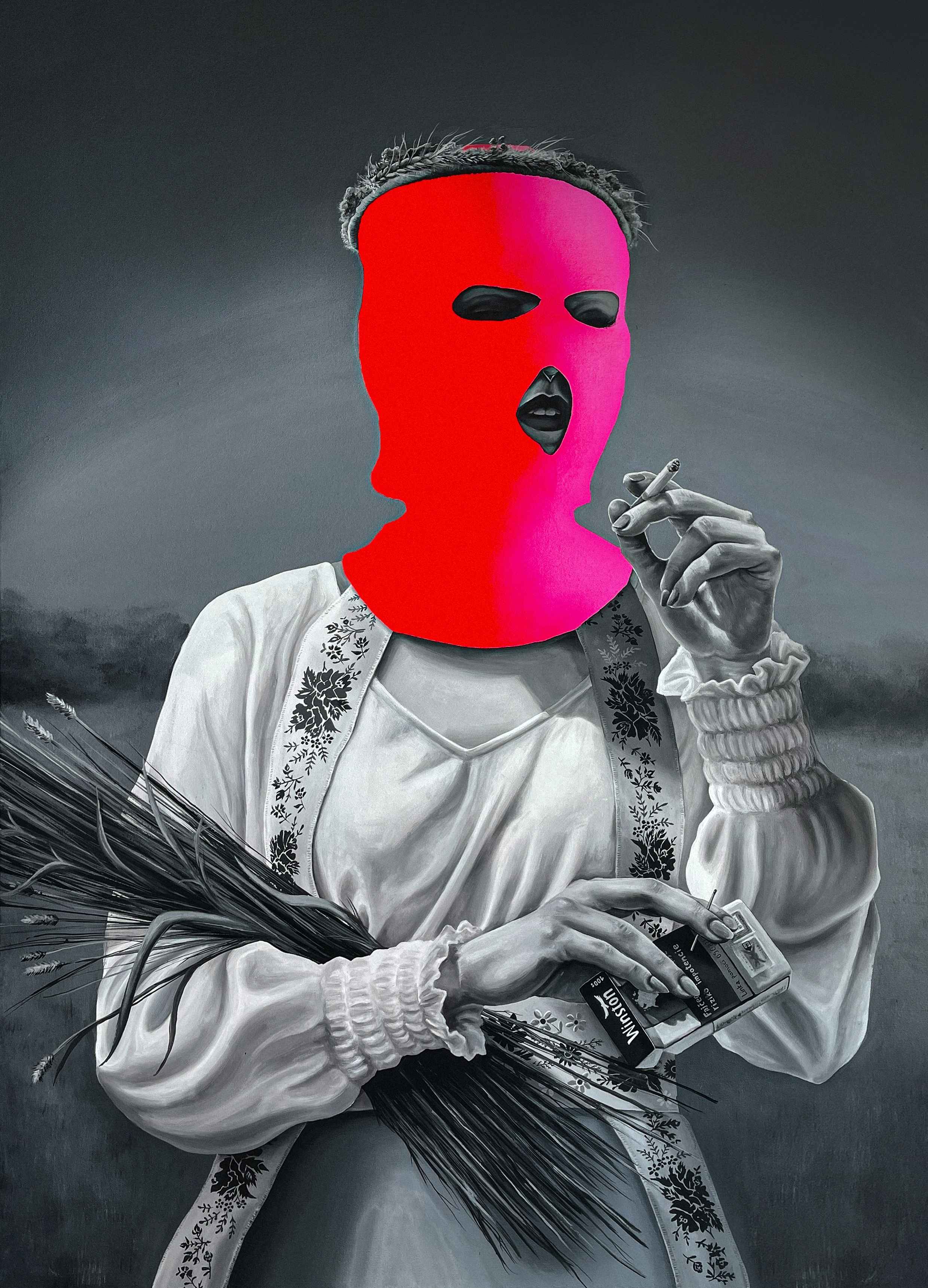 hrehova alexandra miss slovakia treasure 7 | Maľba